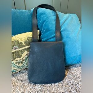 Bonnie Cashin for Meyers Blue Leather Shoulder Bag